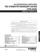 Yamaha HTR-5935 - Service Manual